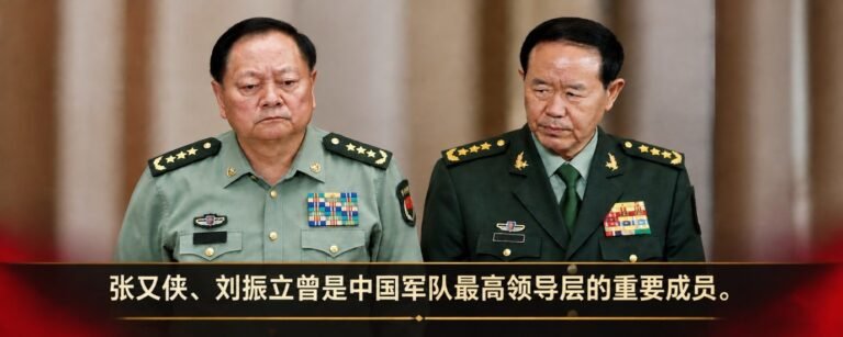 中国军方高层震荡：张又侠、刘振立被开除党籍并移送军事检察机关